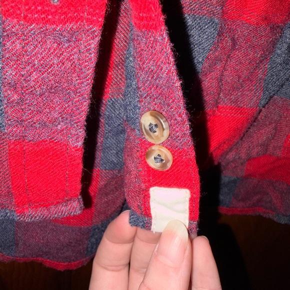 American Eagle Ahh-Mazingly Soft Boyfriend Fit Flannel | Plaid | Medium - Picture 4 of 9